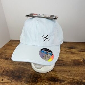 NWT William Murray Golf Ponyflo Hat Womens Strap Back Hook Loop White Ponytail